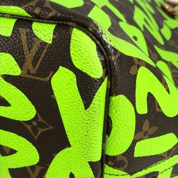 LOUIS VUITTON M93703 Monogram Graffiti Neverfull GM Shoulder Bag Tote Bag - Picture 7 of 16